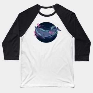 Galaxy Whale Baseball T-Shirt